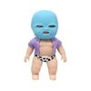 Babies Stress Relief Toy with Face Guard Coat Underwear Soft Stretchy Anxiety Relieving Baby Squeeze Toy Hand Relaxation Stress Ball Fidget Toy