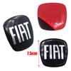 1pcs 3D black 9cm 7.5cm 7cm Epoxy Car Front Front grill Rear Bumper tail door trunk Emblem sticker styling Accessories For FIAT