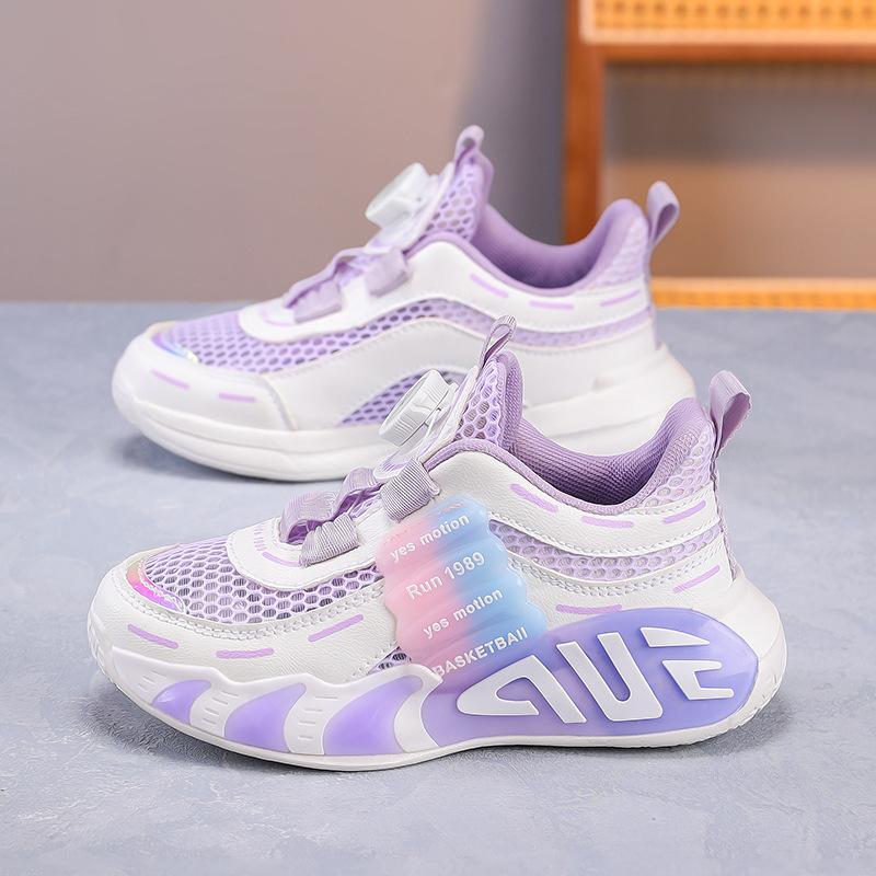 7-12 year old boys shoes summer new running children's sports shoes single net breathable non-slip basketball shoes medium and old children