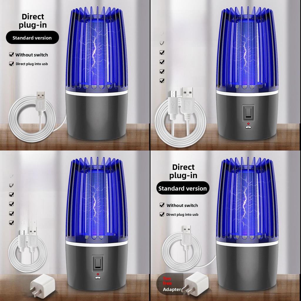 Electric Mosquito Killer Lamp With Usb Rechargeable And Night Light For Indoor Outdoor Use