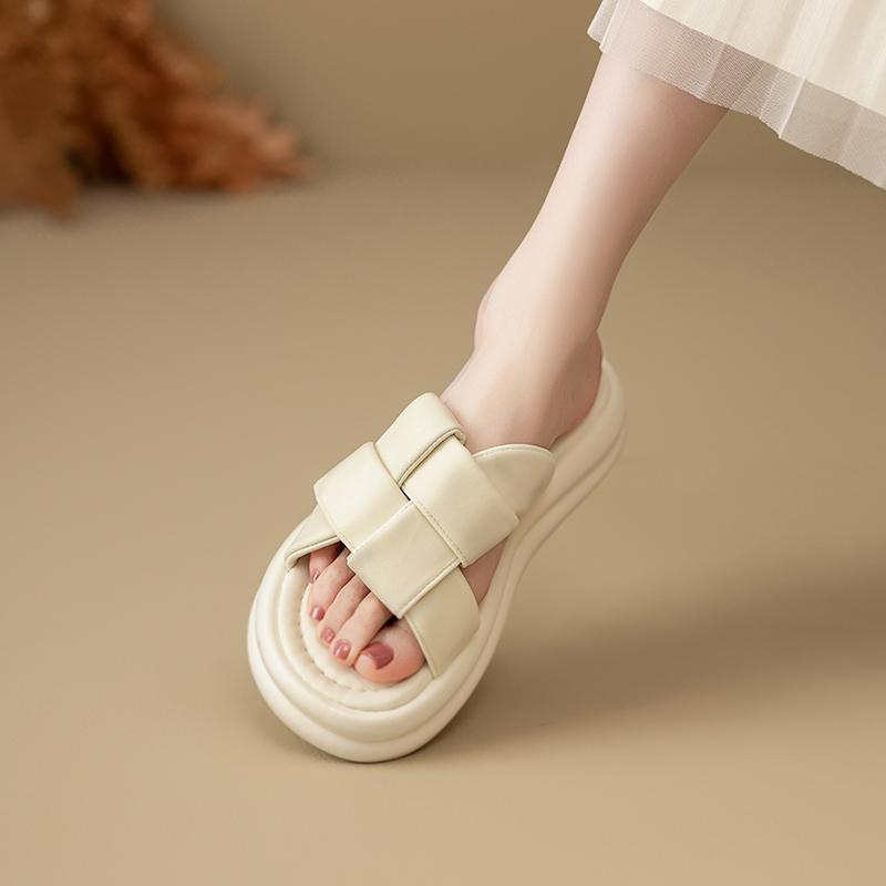 Sandales d'été noires pour femmes, décontractées, mignonnes, à plateforme, grande taille, augmentant la hauteur, sandales compensées