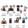 Jujutsu Kaisen Anime Cartoon Gojo Satoru Itadori Yuj Fushiguro Megumi Okkostu Yuta Building Blocks Mini Action Figures Kids Toy