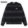 Mark Fairwhale Men's Dip-Dyed Striped Cotton Long-Sleeve T-Shirt