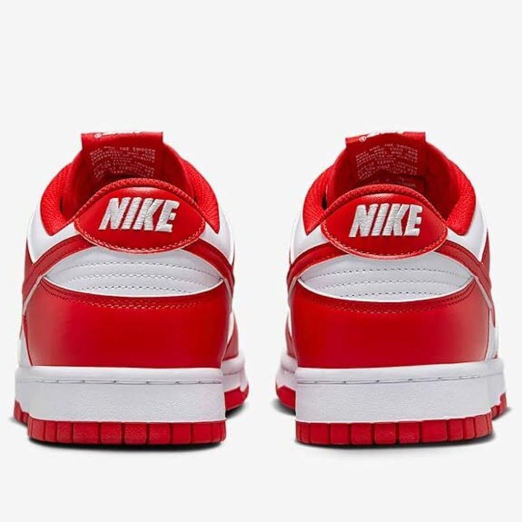 Nike Dunk Low Retro Velikost HF5441-104 Bílá/Bílá/Univerzitní červená, 29,5 cm