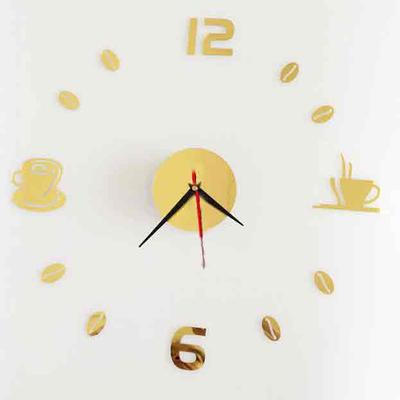 Fashion Acrylic DIY Self Adhesive Interior Wall Creative Decoration Clock
