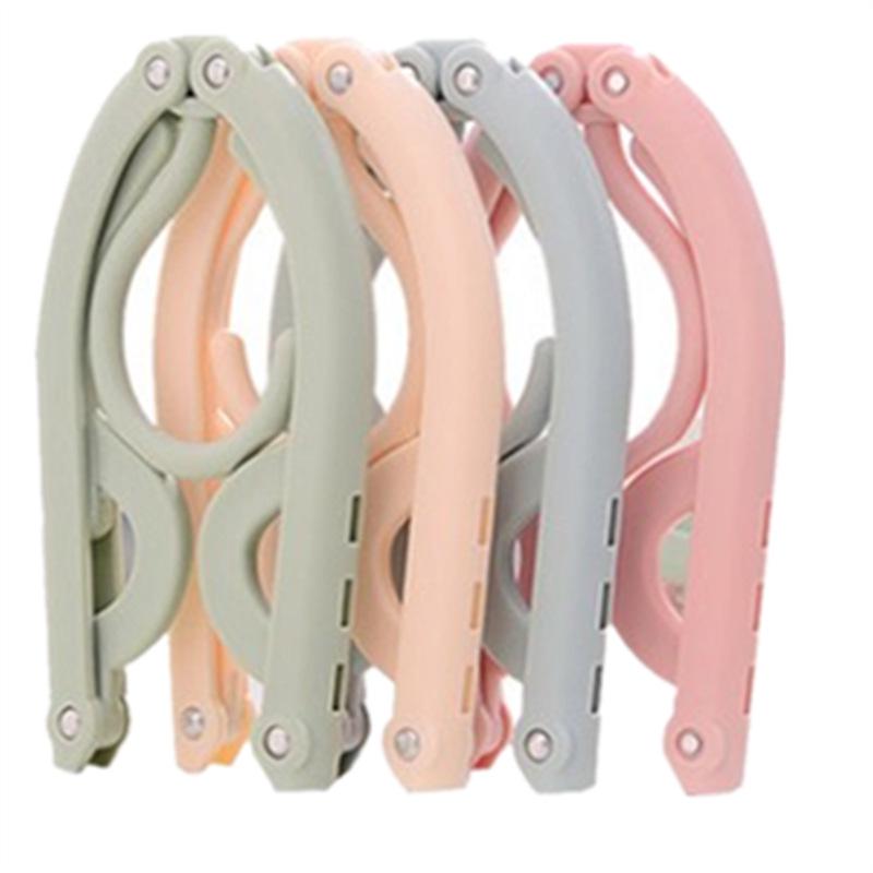 Portable Non-slip Travel Folding Clothes Hanger and Drying Rack for Dorms