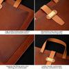 PU Documents Storage Bag Large Capacity Business Bag Durable File Folder  School Office Supplies