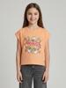 Girl Regular Fit Peach Top