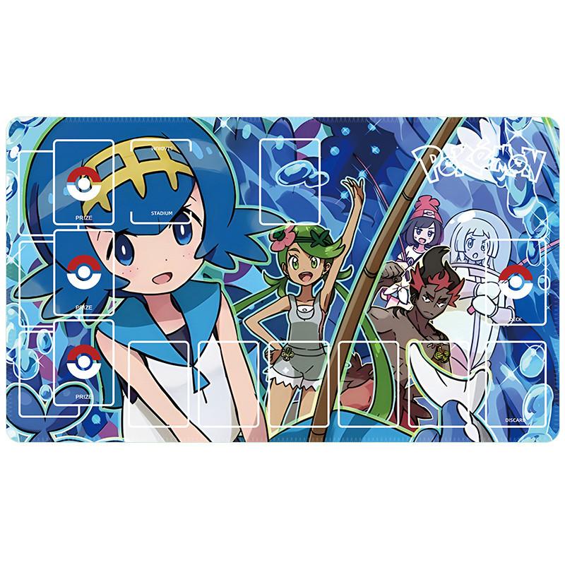 Anime Pokemon GAME PTCG Dedicated DIY Card Playmat Battle Against K Jirachi Lunala Solgaleo Collection Gift Toys