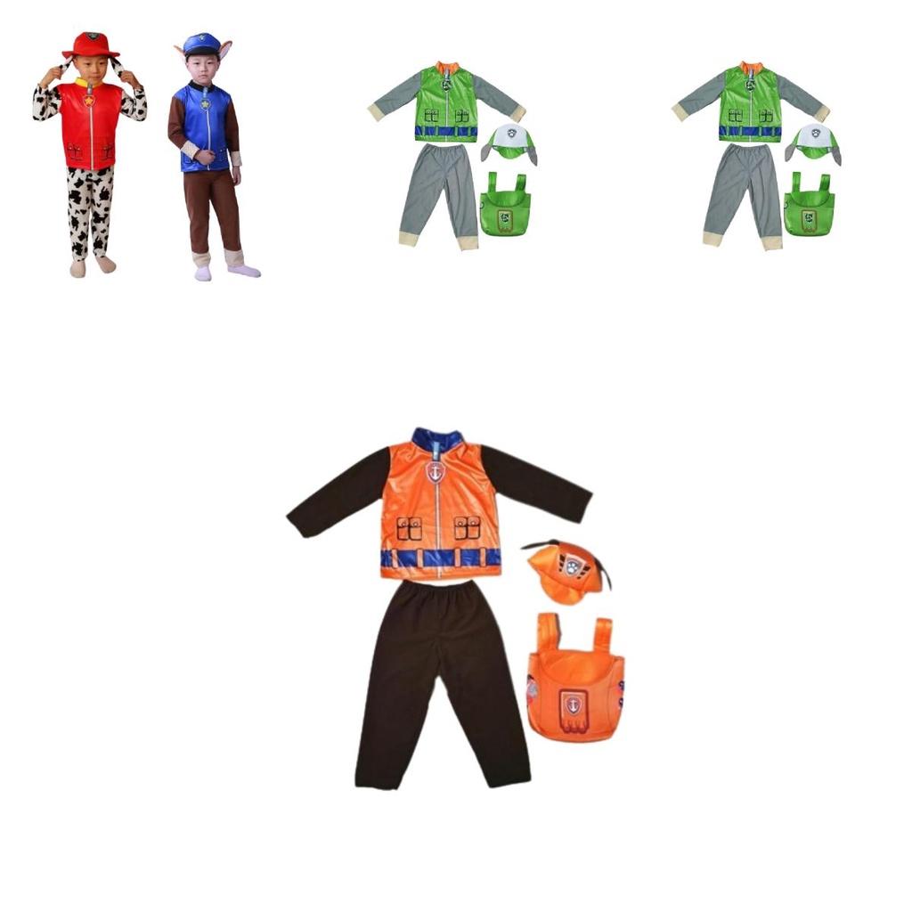 Halloween Costume Paw Patrol Cosplay Children's Performance Stage Costume Furry Archie Dog Patrol
