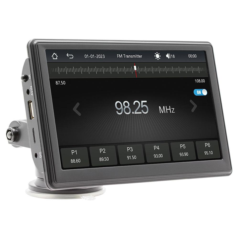 

7-дюймовый MP5-плеер, совместимый с Carplay Android Auto, беспроводной портативный автомобильный стерео сенсорный экран, размещение на приборной панели
