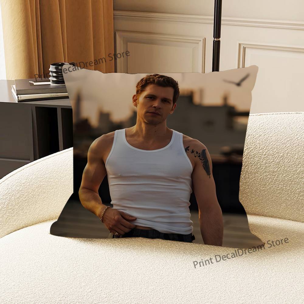 K-Klaus Mikaelson Cushion For Bedroom Car Coffee Shop Room and Living Room Sofa Decorative Pillow Cover Case