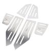 6PCS Motorcycle Foot Pedal Aluminum Alloy Comfortable Enhanced Stability Motorcycle Footrest Set