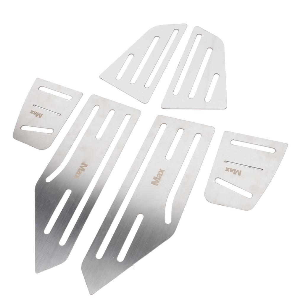 6PCS Motorcycle Foot Pedal Aluminum Alloy Comfortable Enhanced Stability Motorcycle Footrest Set
