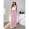 Straight Leg Sports Pants for Women, New Loose Quick Drying Pilates, Running Training Yoga Pants Fitness Suit