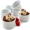 4Pcs Oven Safe Ramekins for Baking Colorful Condiment Dish Souffle Cups  Souffle