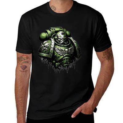 Diseased Space Warrior T-Shirt Man T Shirt Cotton High Quality Graphic T Shirts for Man T-Shirt