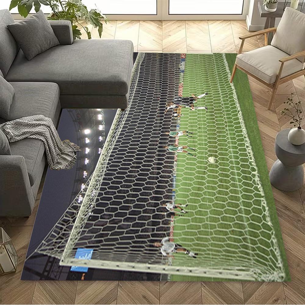 Football Legends Celebration Floor Rug Office Rug Perfect for Dining Room Outdoor Kitchen Hallway Anti-slip Rug Decorate Offices Wedding Party Gift