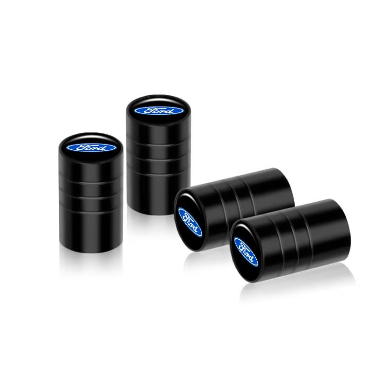 4Pcs Metal Wheel Tire Valve Caps For Ford Focus MK3 Ranger Fiesta S-Max Mondeo MK4 Kuga Hex Cylinder Air Stem Cover Accessory djzh66