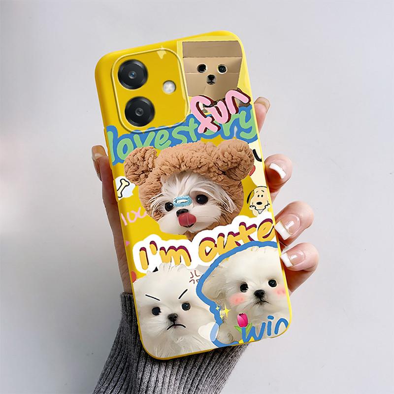 For Oppo A40 Case CPH2669 Cute Cartoon Cat Fox Painted Cover Soft Silicone Phone Case For Oppo A40M A 40 OppoA40 Fundas Bumper