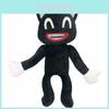 Soft And Cuddly Black Cartoon Cat Plush Toy Ideal For All Ages Holiday Gifts
