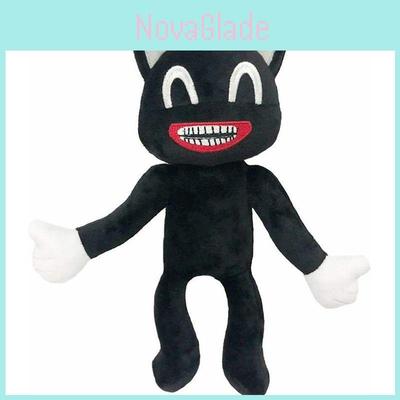 Soft And Cuddly Black Cartoon Cat Plush Toy Ideal For All Ages Holiday Gifts