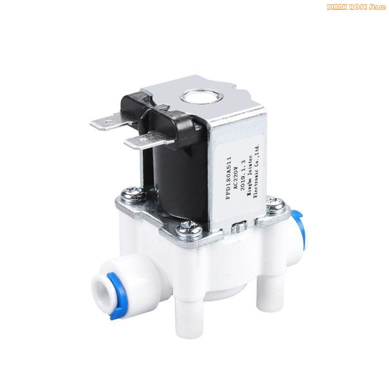 K1AE Plastic Water Solenoid for Valve 220V 1/4" Thread NC Quick Inlet for Val