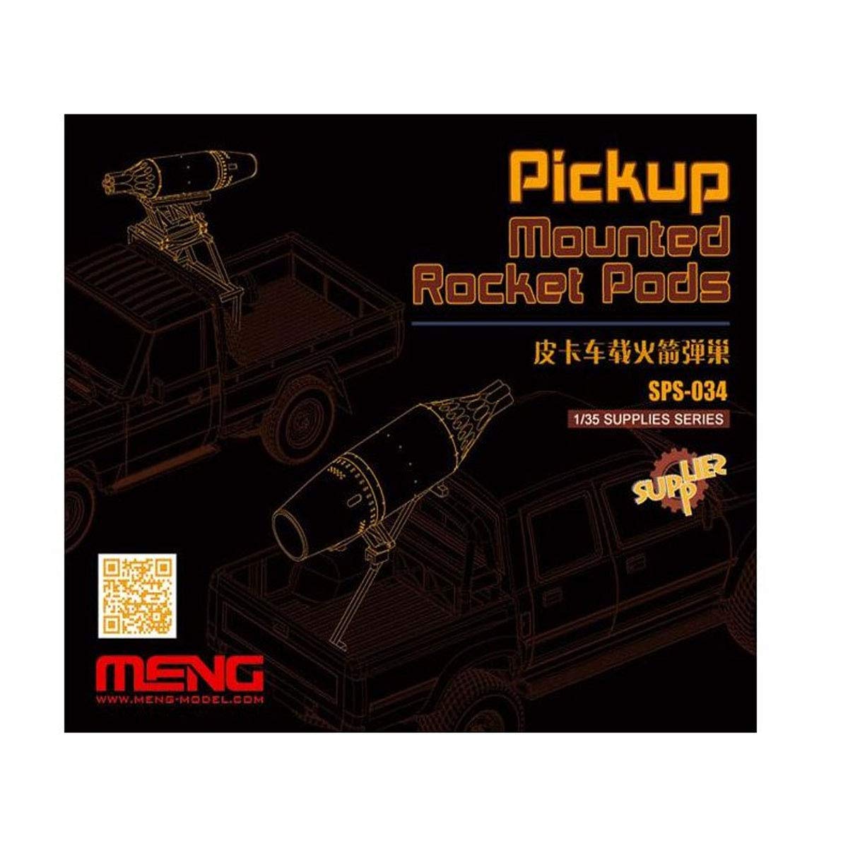 

Mon Model Pickup Vehicle Rocket Pod Plastic Model Parts 1/35 MENSPS-034