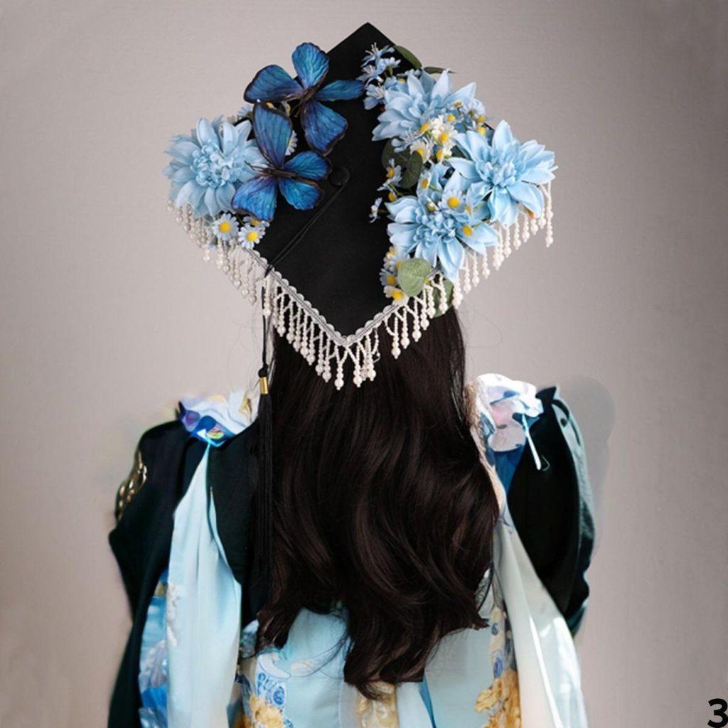 Graduation Flower Hairpin: New Style DIY Master’s Cap for College Student Photos and Gifts