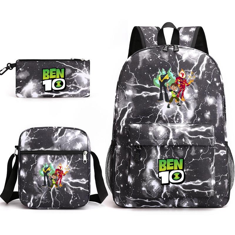 10 Ben Children Backpack Cartoon Design Canvas School Bag  Student Traveling