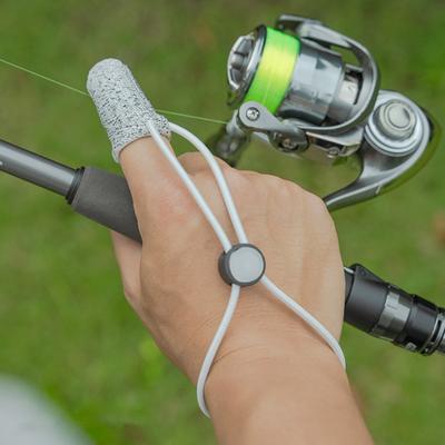 1Pc Fishing Single Finger Glove Anti-cut Puncture-proof Adjustable Finger Cot with Elastic Band Index Finger Protector Outdoor Fishing Accessories