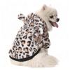Fashion Thick Pet Dog Hoodie Warm Fleece Dog Sweatshirt Rainbow Soft Puppy Pullover Outdoor