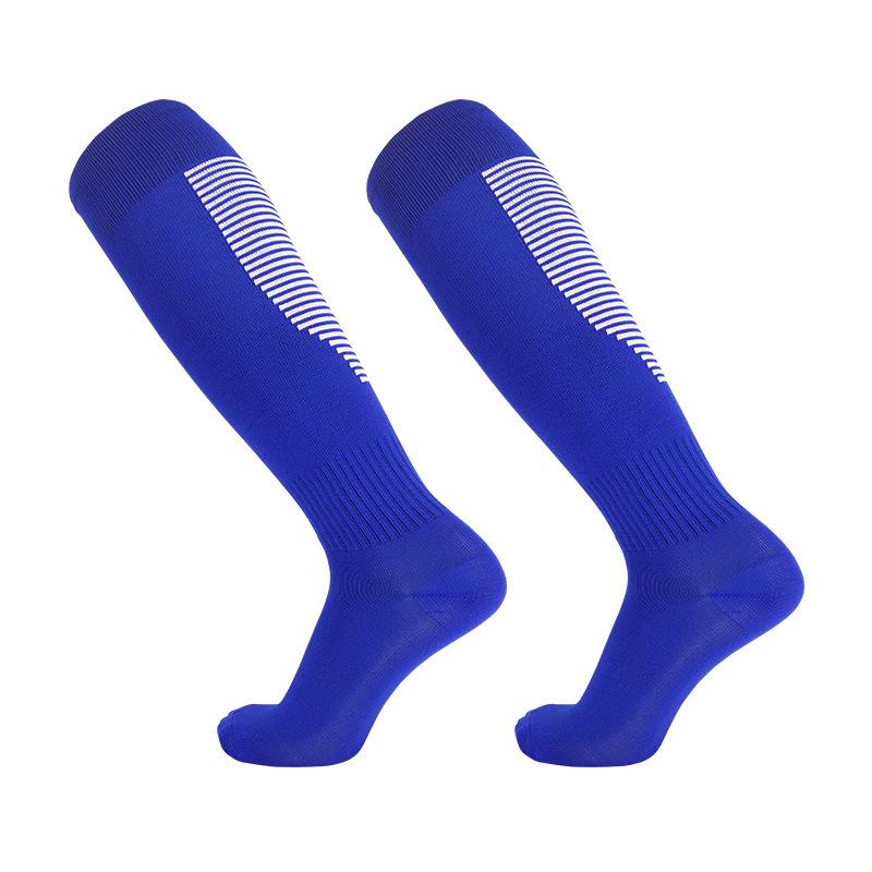 Breathable Striped Football Socks: Spring/Summer, Over-Knee, Sweat-Absorbent, Adult & Kids Training & Casual Wear