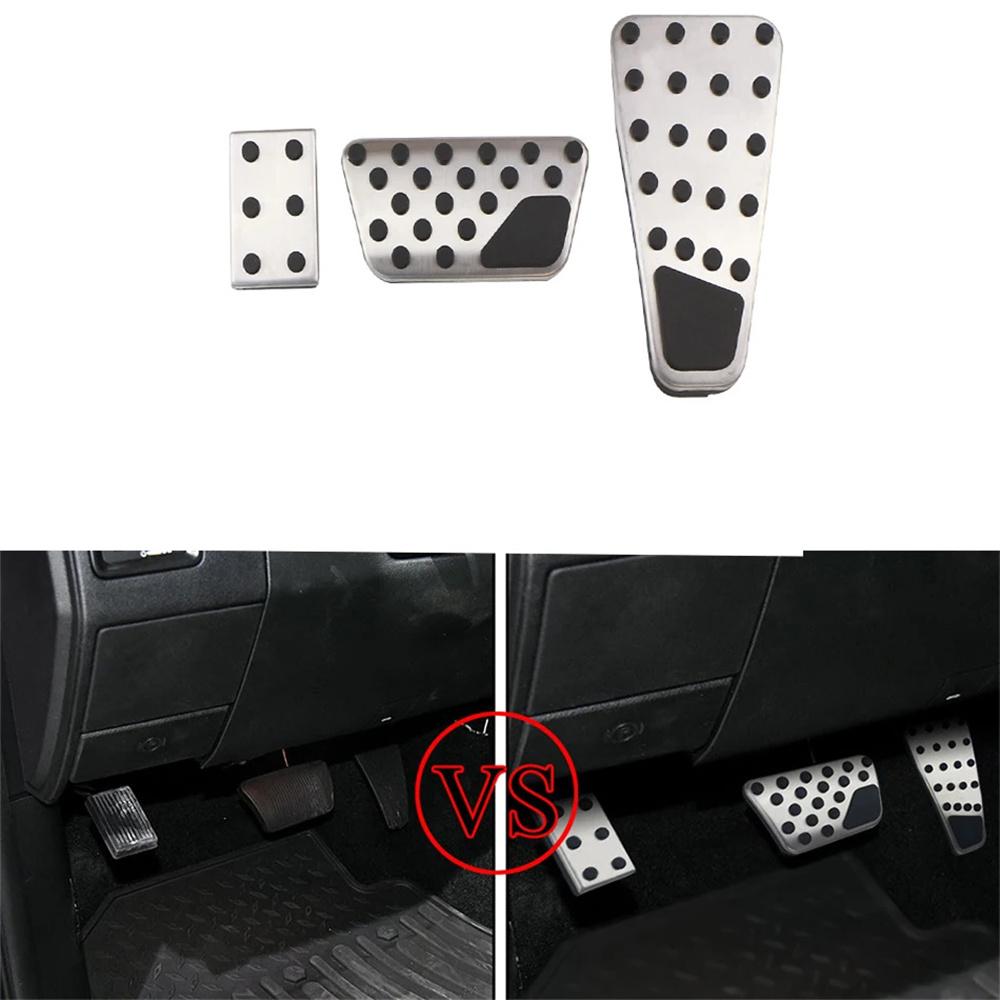 3x Non-Slip Gas Brake Pedal Pad Cover Set For Dodge Ram 1500 2500 3500 2011-2018