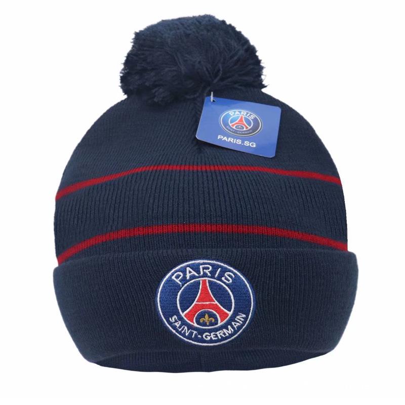 Real Madrid Paris Juventus Chelsea Knit Hat: Warm Woolen Pom-Pom for Autumn/Winter