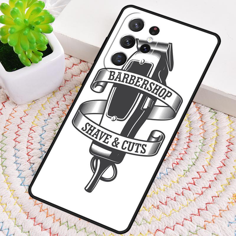 

Barber Scissors Hairstylist Salon Phone Case for Samsung Galaxy note 10 pro S26 Ultra S23 S24 FE S25 S21 S22 PLUS Cover Galaxy S26 Plus