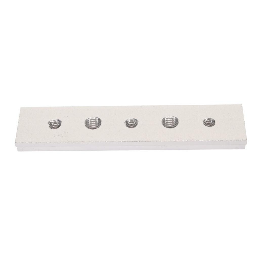 100mm T Slot Miter Track with Holes Aluminum Alloy Woodworking Chute Rail Electric Circular Saw Workbench Fixture