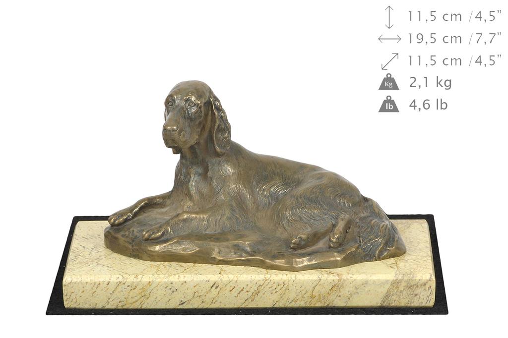 Seter Angielski, Laverack - Statuetka Psa, Figurka Sylwetki Psa, Trofeum Na Wystawę Psów Marki Art-Dog