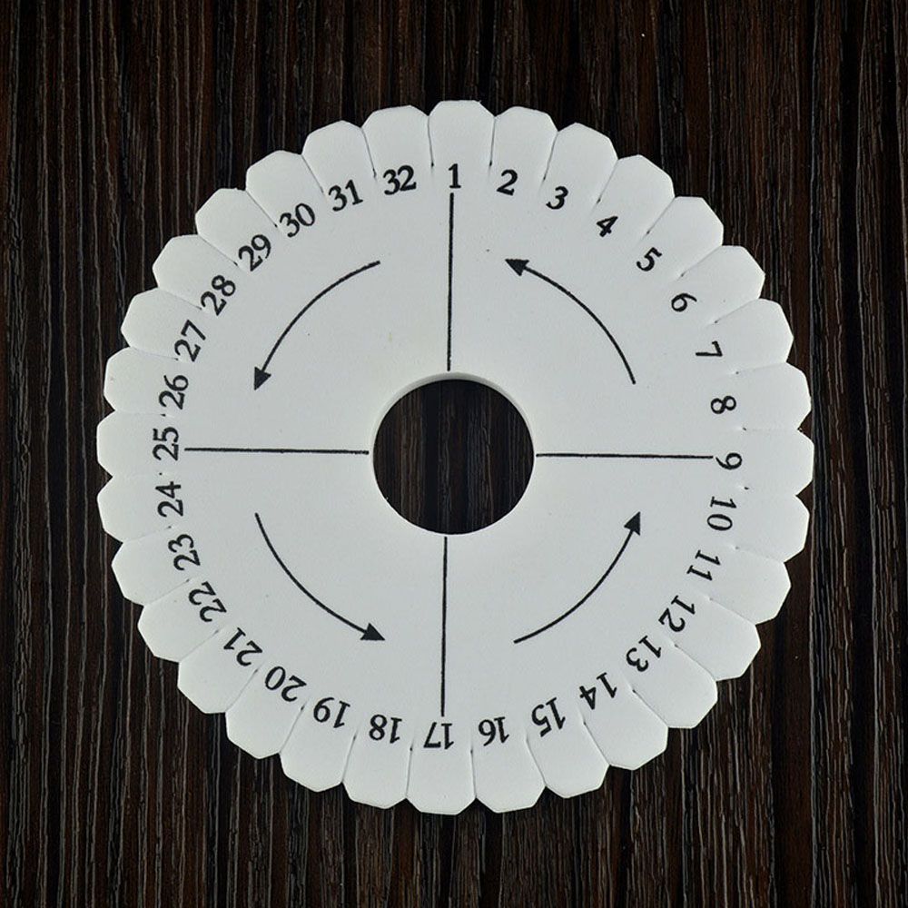 2PCS Disc/Disk 100mmx10mm DIY Braiding Plate Round Kumihimo Jewelry Desgin Board Disc Disk Tray