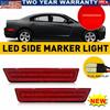For 2008-14 Dodge 11-14 Charger Challenger LED Rear Red Bumper Marker Side Light