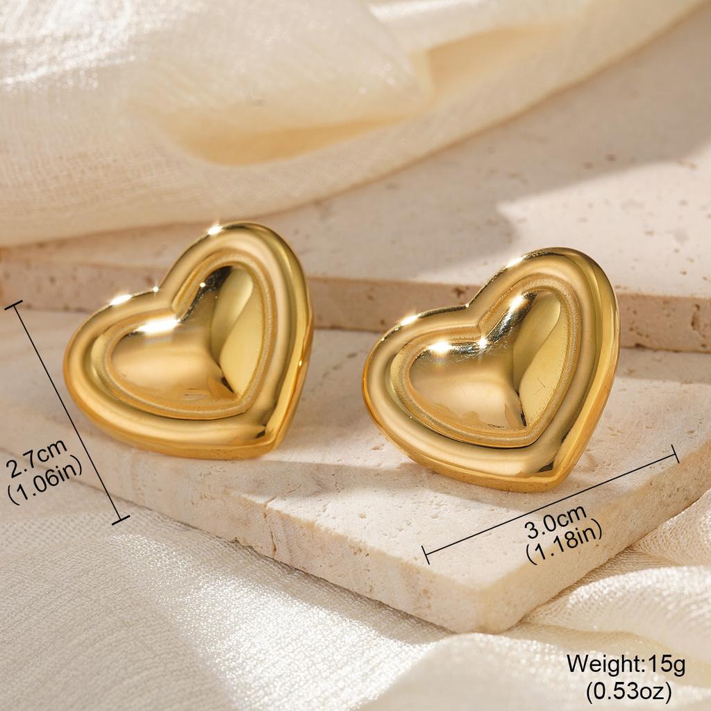 Two-color rhinestone geometric stud earrings texture earrings premium ear jewelry