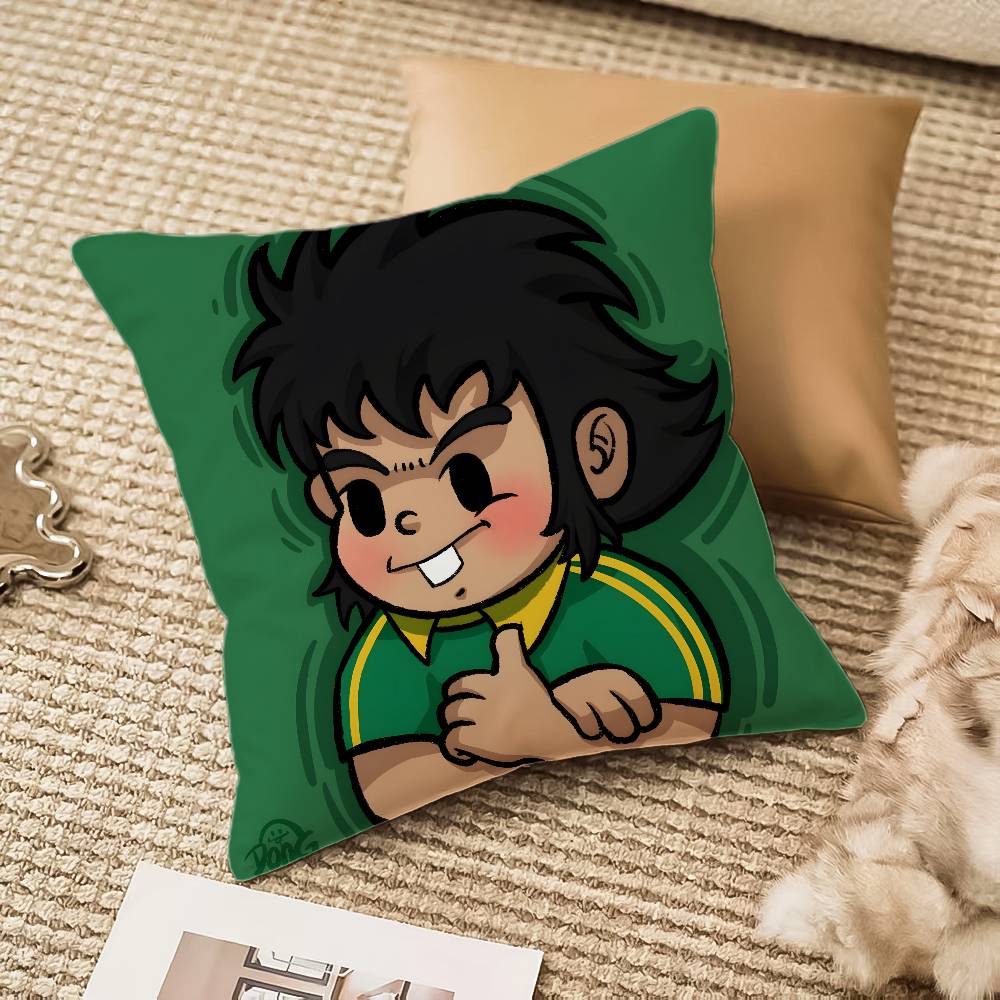 

1pc C-Captain T-Tsubasa Pillow Case Anti-dustmite Invisible Zipper Sofa Bed 12x12Inch