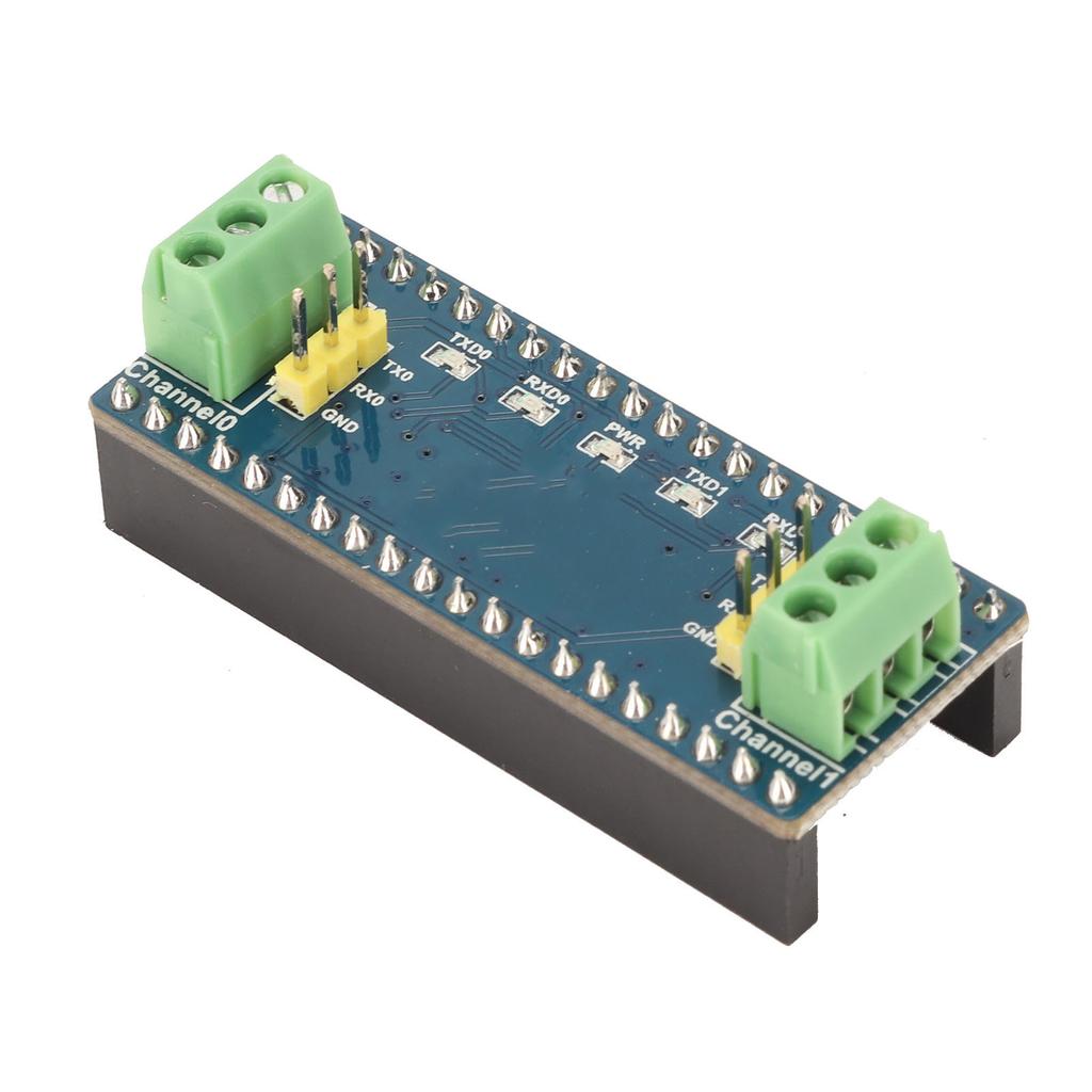 Expansion Board for Raspberry Pi for Pico Mainboard Dual Channel UART Interface Easy Conversion RS232 Expansion Board