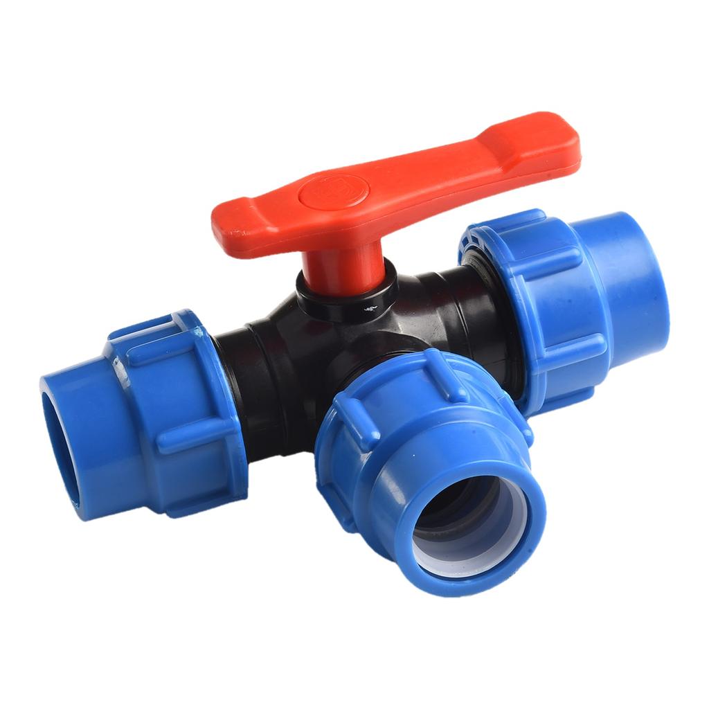 Ball Valve 20/25/32/40/50mm 20mm-50mm 3-Way Ball Valve PE
