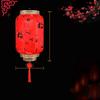 Chinese Retro Red Lantern Festival Printing Landscape Decorative Lanterns Outdoor Waterproof Sunscreen PVC New Year Lanterns