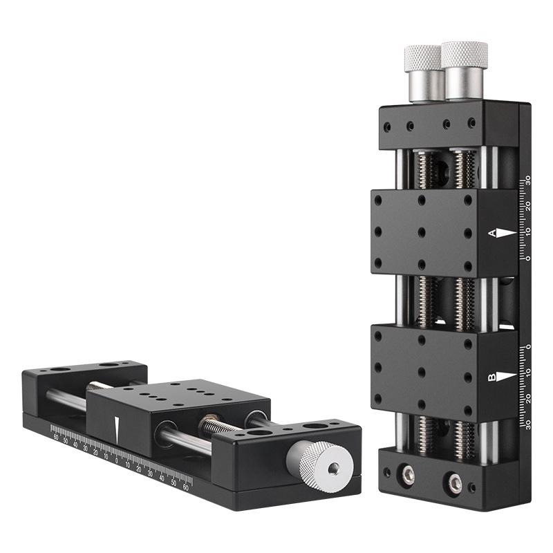 Heavy Load Precision Linear Slide Table with Fine-tuning Screw Rod - 50/80/100 Stroke