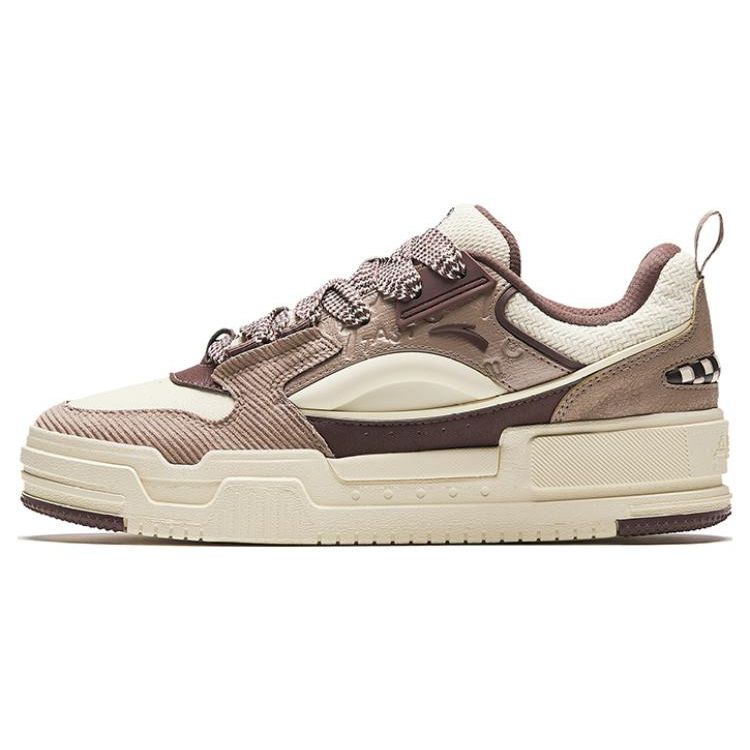 Anta Zapatillas Bajas Cómodas Antideslizantes Transpirables para Hombre Zapatillas Hombre Gris Oscuro Marrón 912348001-1