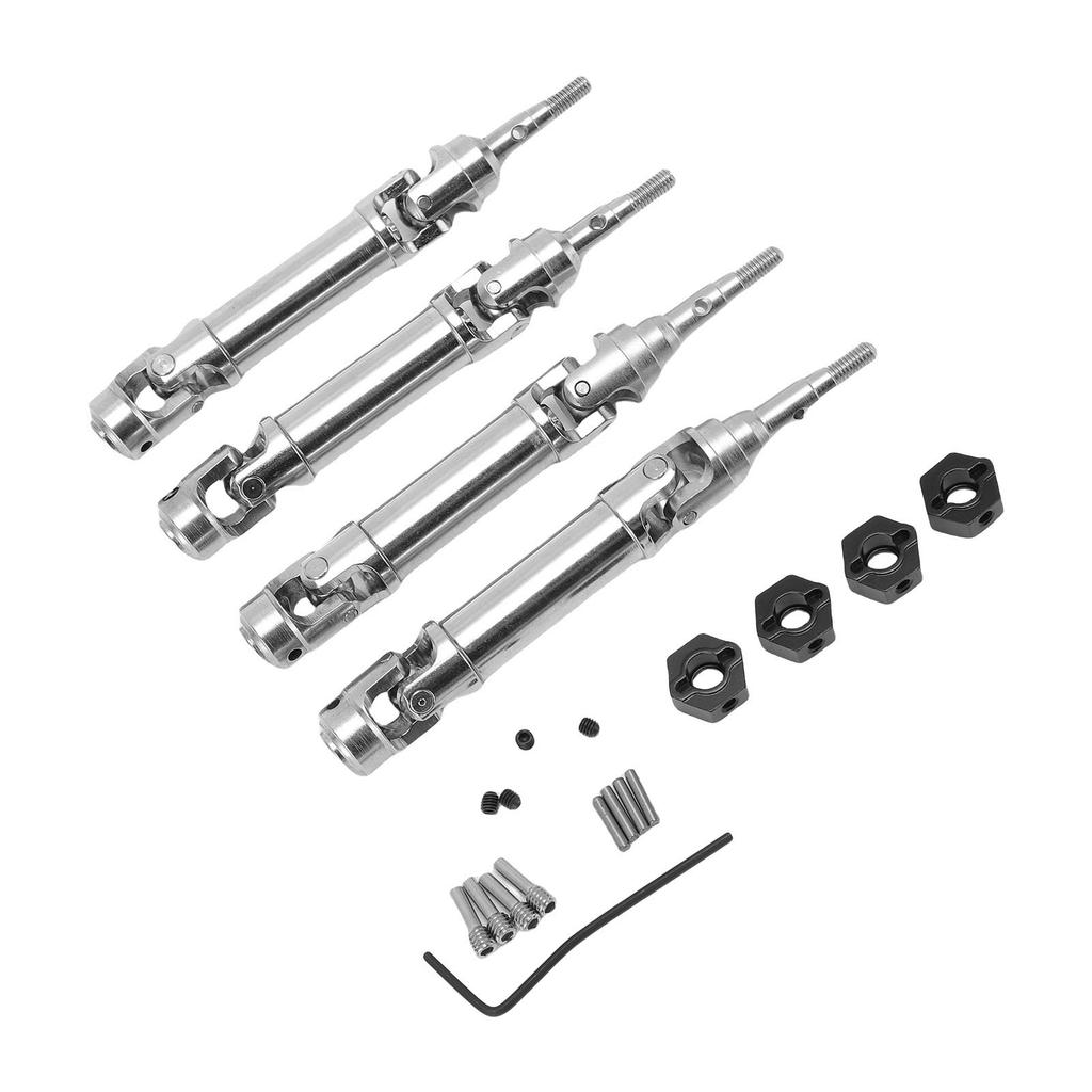 Front Rr CVD Drive Shafts Set Strong Structure Metal Replacement for   ST   1/10 4X4 Brushless Rc Car