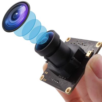 Mini Fotocamera USB 4K ELP con Obiettivo Fisheye Full HD 2160P Sony IMX317 UVC Plug and Free Video Fotocamera per Casa Gioco Aula Compatibile con e Webcam Linux,