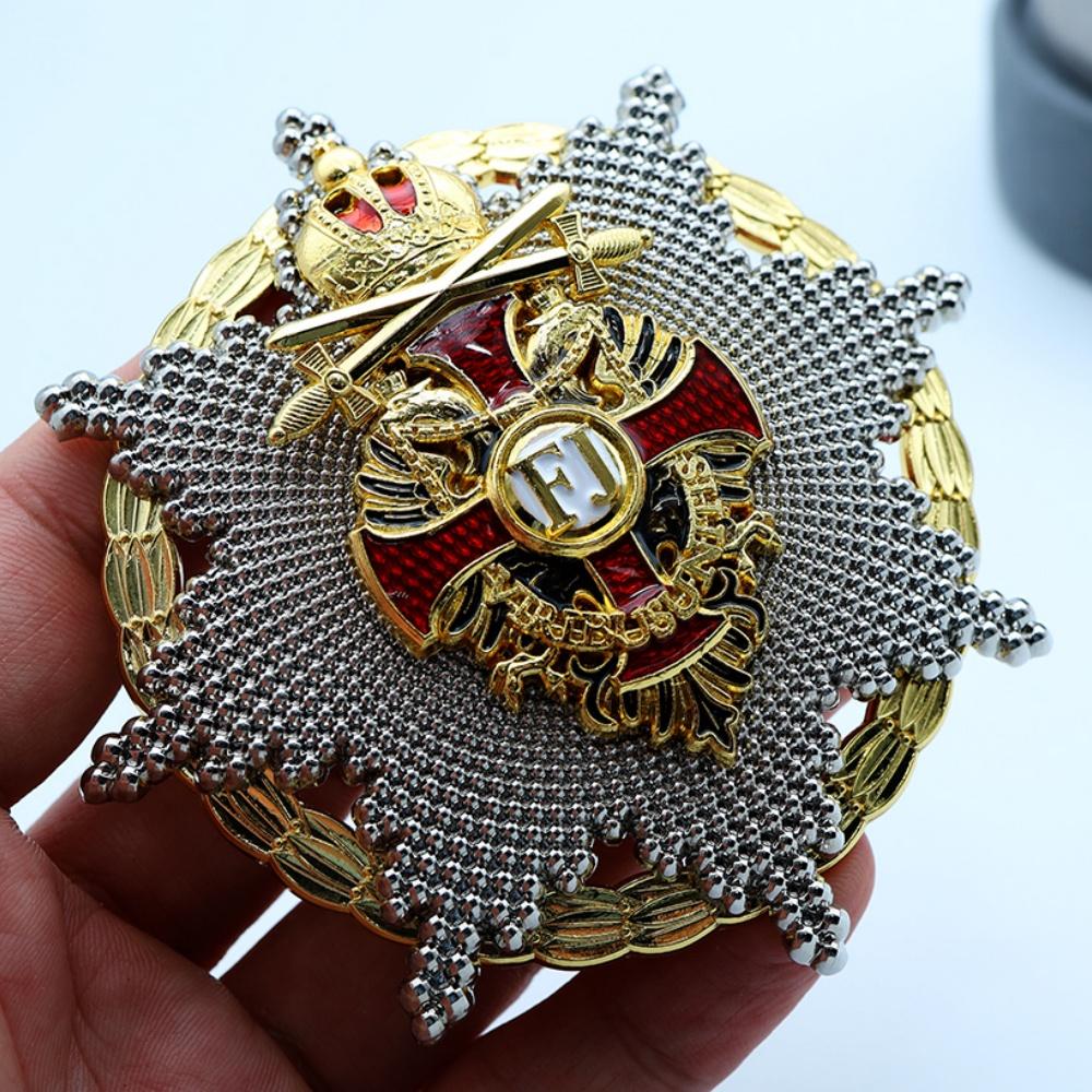 Exquisite Replica Austro Hungarian Breast Star Order of Franz Joseph WWI Imperial Austria Honor Medal Military Souvenir Gift
